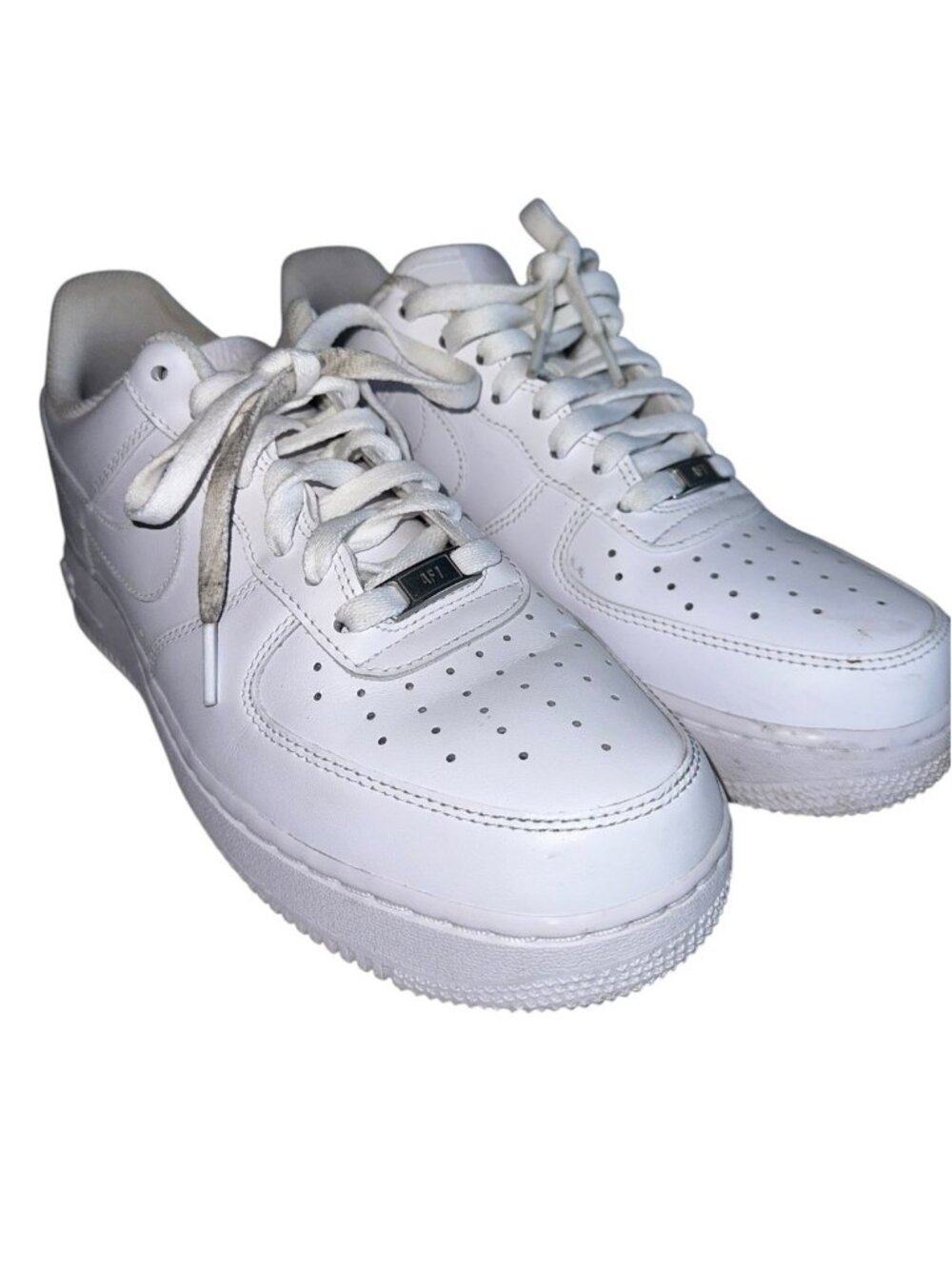 Nike Air Force 1 ’07 Low Triple White CW2288-111 Men’s Size 9.5 AF1 Leather